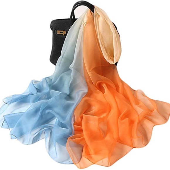 Women’s Multicolor hombre scarf - Picture 2 of 2